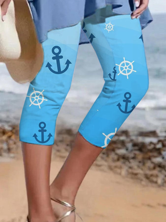 🔥Buy 3 Get 10% Off🔥Ocean Sights Print Leggings