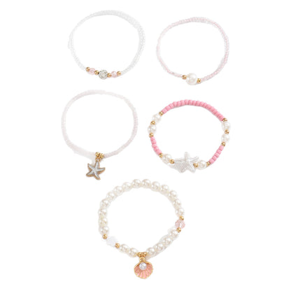 Ocean Wind Beaded Multi-Piece Set Bracelet