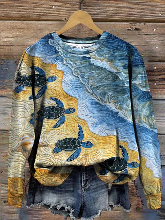Women's turtle sweatshirt