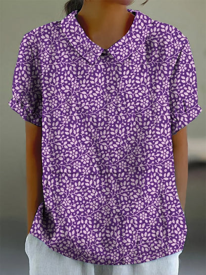 🔥Best Match🔥Women's Retro Floral Casual Shirt