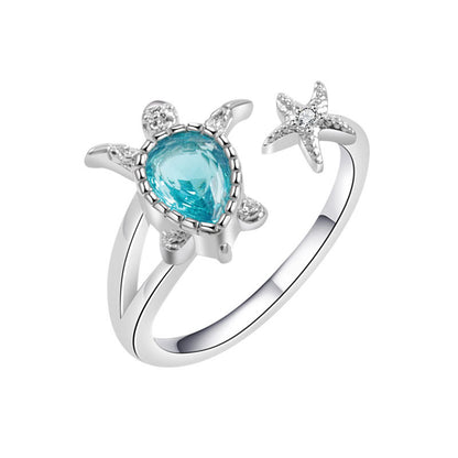 Elegant Boho Animal Theme Adjustable Open Ring