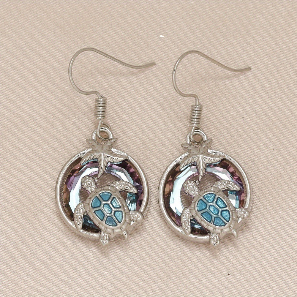 Ocean Turtle Starfish Earrings